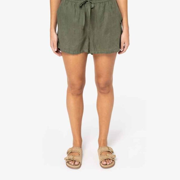 Spasso Ladies Linen Shorts Thumbnail