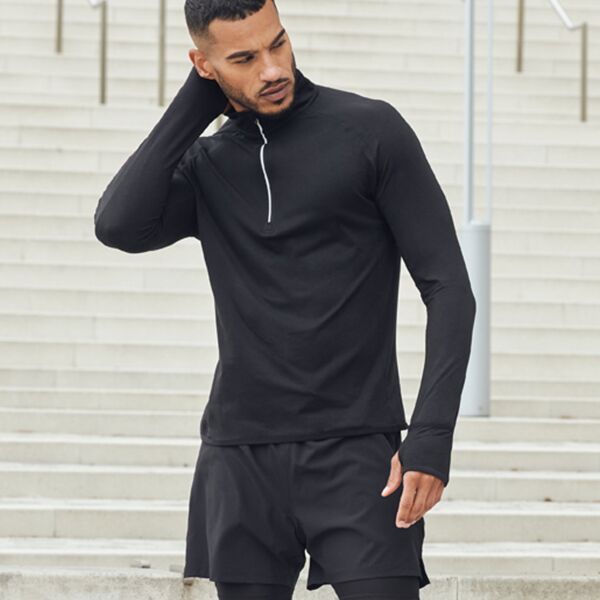 Tombo Mens Double Layer Sports Short Thumbnail