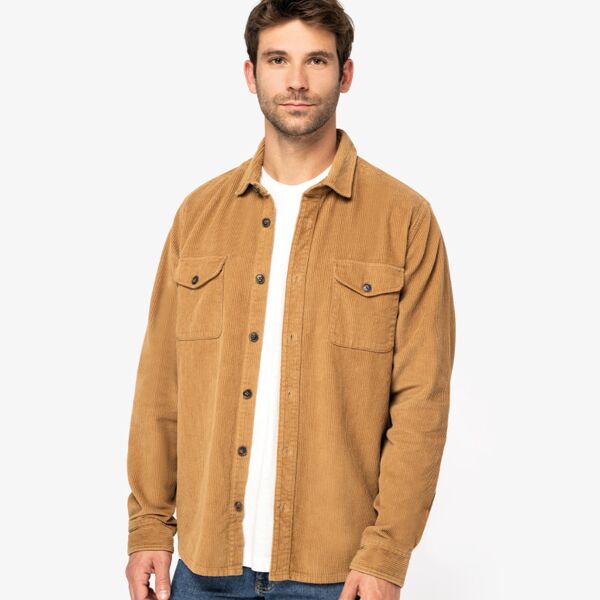 Spasso Faded Corduroy Overshirt Thumbnail