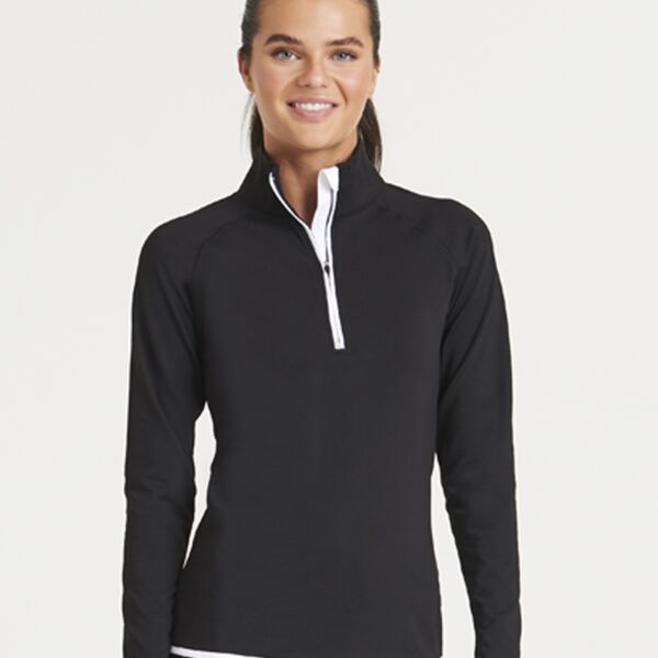 AWDis Cool Girlie Half Zip Sweat Top Thumbnail